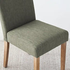 Silla de comedor tapizada (juego de 2)