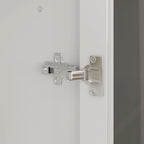 Aparador de laca tipo bufé de 55.1 pulgadas, vitrina con puertas de vidrio, librería