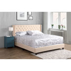 Cama tapizada capitoné
