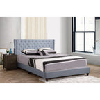 Cama tapizada capitoné