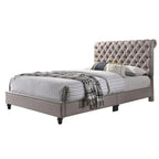 Cama tapizada capitoné