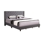 Cama tapizada capitoné