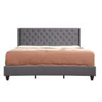 Cama tapizada capitoné