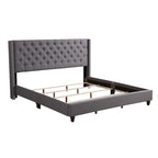 Cama tapizada capitoné