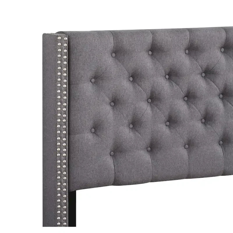 Cama tapizada capitoné