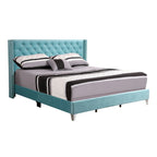 Cama tapizada capitoné