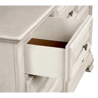 Juego de dormitorio de 5 piezas Distressed Parchment Wood