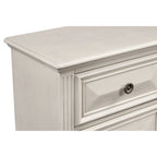 Juego de dormitorio de 5 piezas Distressed Parchment Wood