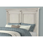 Juego de dormitorio de 5 piezas Distressed Parchment Wood