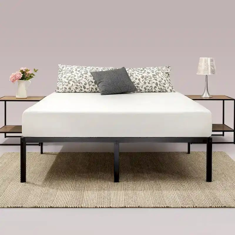 Priage by  Quick Lock Metal Platform Bed Frame
