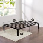 Base de cama de plataforma metálica Quick Lock