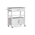 Carrito de cocina móvil con encimera de granito