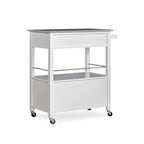 Carrito de cocina móvil con encimera de granito