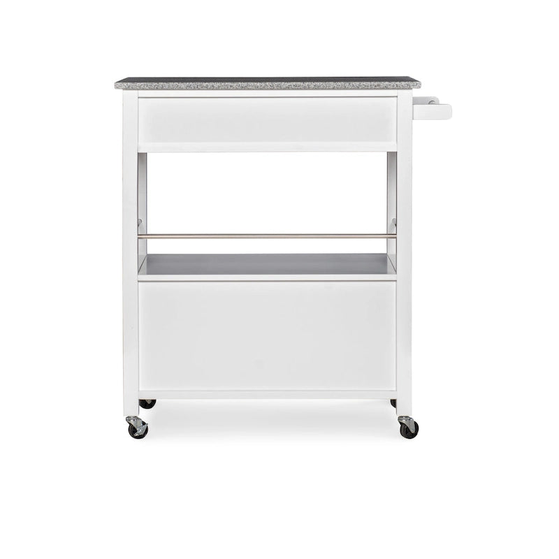Carrito de cocina móvil con encimera de granito