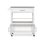 Carrito de cocina móvil con encimera de granito
