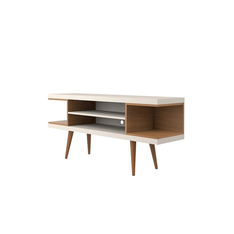 53.14 pulgadas. Consola de mueble para medios de almacenamiento