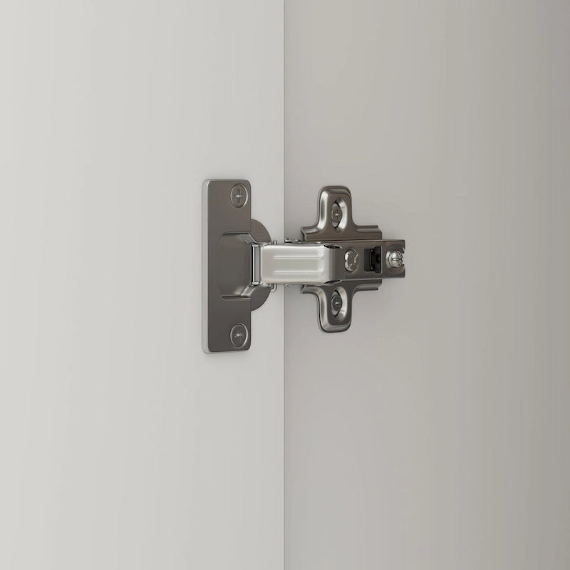Armario de 70.9" de alto x 63" de ancho con 4 puertas y barra para colgar, blanco