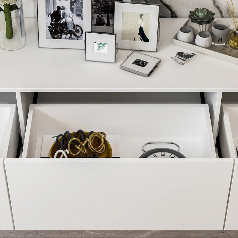 Consolas de TV flotantes para pared, mueble de TV colgante con luz, soporte para TV