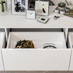 Consolas de TV flotantes para pared, mueble de TV colgante con luz, soporte para TV
