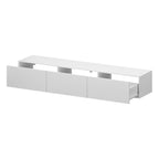 Consolas de TV flotantes para pared, mueble de TV colgante con luz, soporte para TV