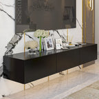 Consolas de TV flotantes para pared, mueble de TV colgante con luz, soporte para TV