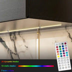Consolas de TV flotantes para pared, mueble de TV colgante con luz, soporte para TV