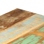 Mesa de comedor de madera maciza reciclada de 120 x 60 x 76 cm - 120 x 60 x 76 cm