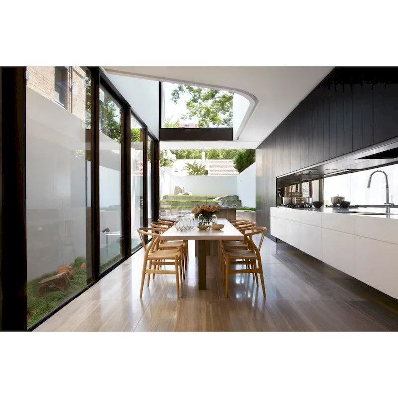 Juego de 2 sillas de comedor modernas de madera con respaldo, sillón con asiento de cáñamo para el hogar, restaurante, oficina, cocina