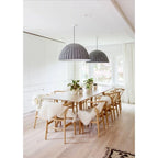 Juego de 2 sillas de comedor modernas de madera con respaldo, sillón con asiento de cáñamo para el hogar, restaurante, oficina, cocina