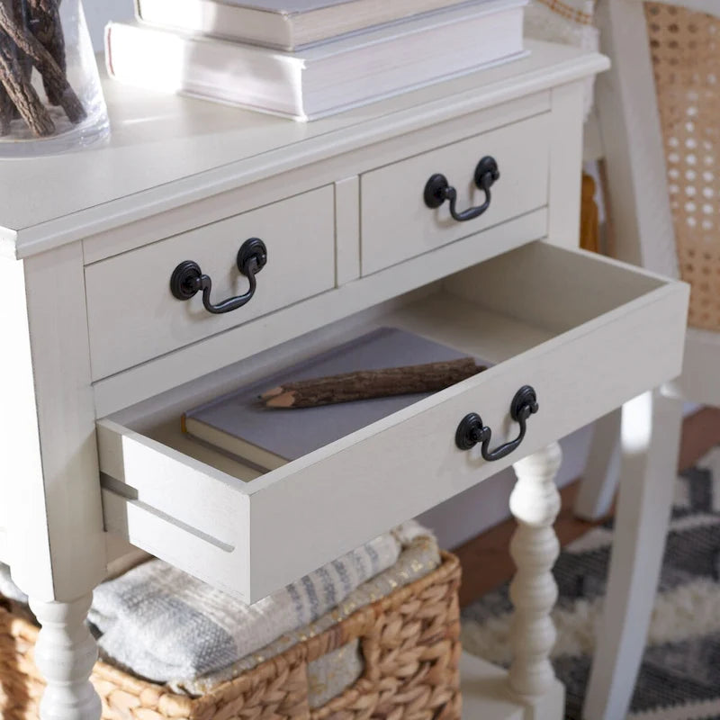 Mesa consola de 3 cajones - 23.5 AN x 13 FO x 29.5 AL - 24ANx13FOx30AL