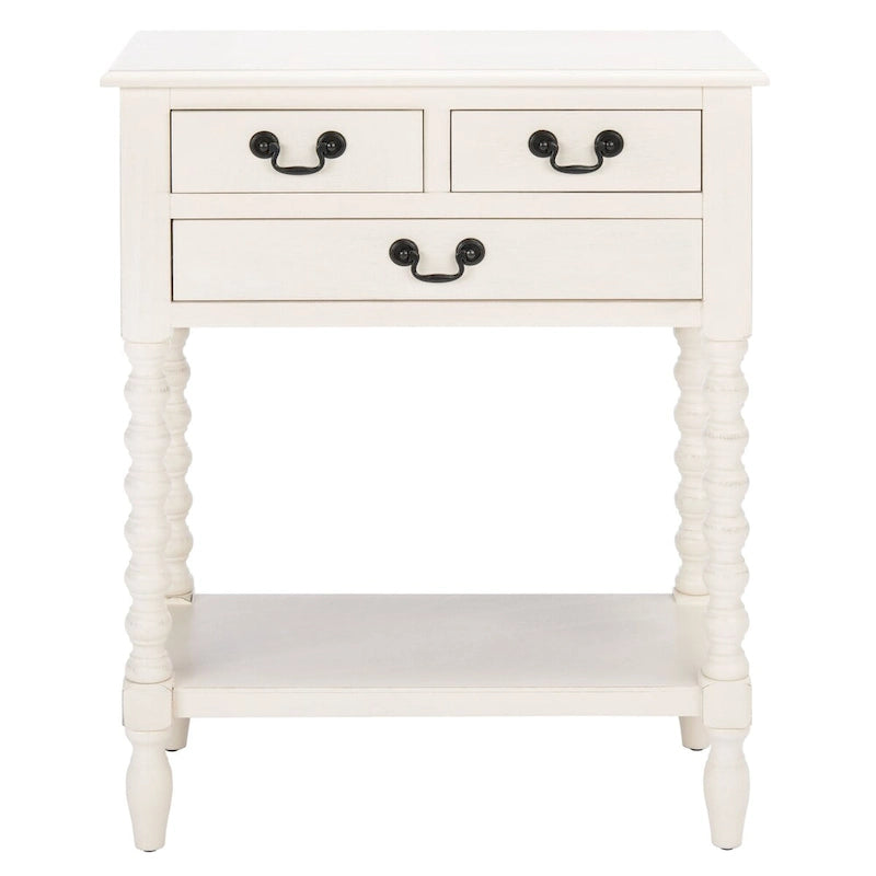 Mesa consola de 3 cajones - 23.5 AN x 13 FO x 29.5 AL - 24ANx13FOx30AL