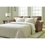  Carianna Caramel Queen Sofa Sleeper - 101 W x 40 D x 40 H