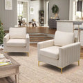 Sillón club tapizado, silla auxiliar, sillón de terciopelo, sofá cómodo - Ver imagen