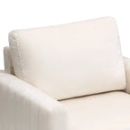 Sillón club tapizado, silla auxiliar, sillón de terciopelo, sofá cómodo - Ver imagen