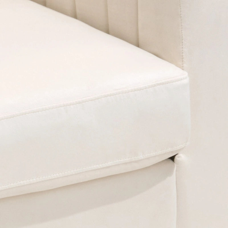 Sillón club tapizado, silla auxiliar, sillón de terciopelo, sofá cómodo - Ver imagen