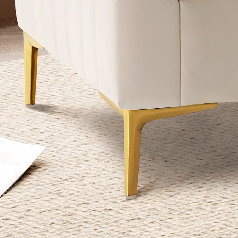 Sillón club tapizado, silla auxiliar, sillón de terciopelo, sofá cómodo - Ver imagen