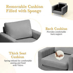 Sillón club tapizado, silla auxiliar, sillón de terciopelo, sofá cómodo - Ver imagen