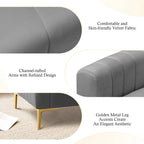Sillón club tapizado, silla auxiliar, sillón de terciopelo, sofá cómodo - Ver imagen