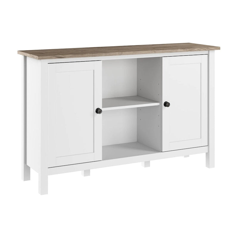 Mueble para TV alto de 48 pulgadas de ancho con consola multimedia