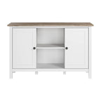 Mueble para TV alto de 48 pulgadas de ancho con consola multimedia