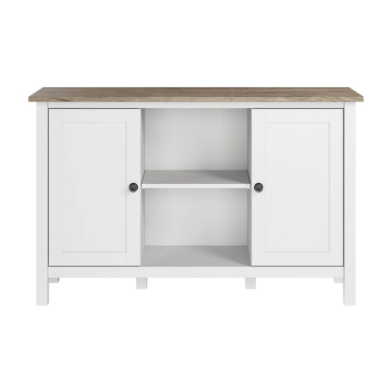 Mueble para TV alto de 48 pulgadas de ancho con consola multimedia