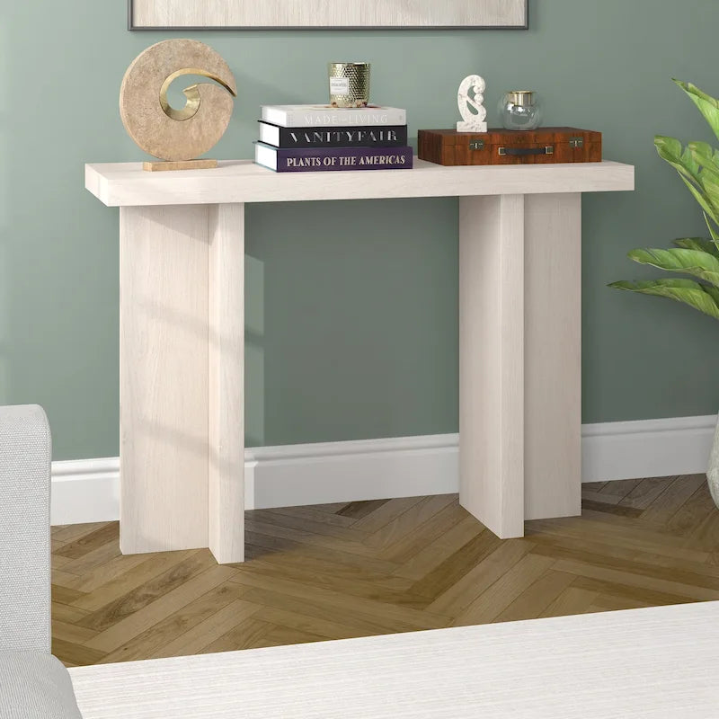 Mesa consola rectangular de 42 pulgadas de ancho