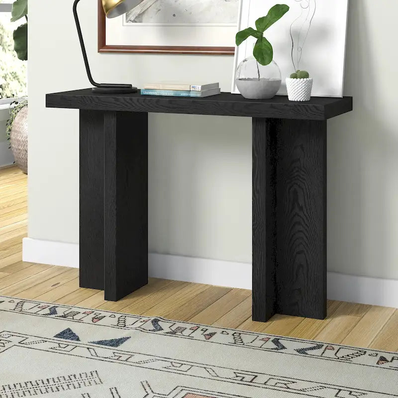 Mesa consola rectangular de 42 pulgadas de ancho