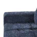 Sofá Cama Seccional Tapizado Suave con Espacio de Almacenamiento, Adecuado para Salas de Estar y Apartamentos