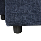 Sofá Cama Seccional Tapizado Suave con Espacio de Almacenamiento, Adecuado para Salas de Estar y Apartamentos