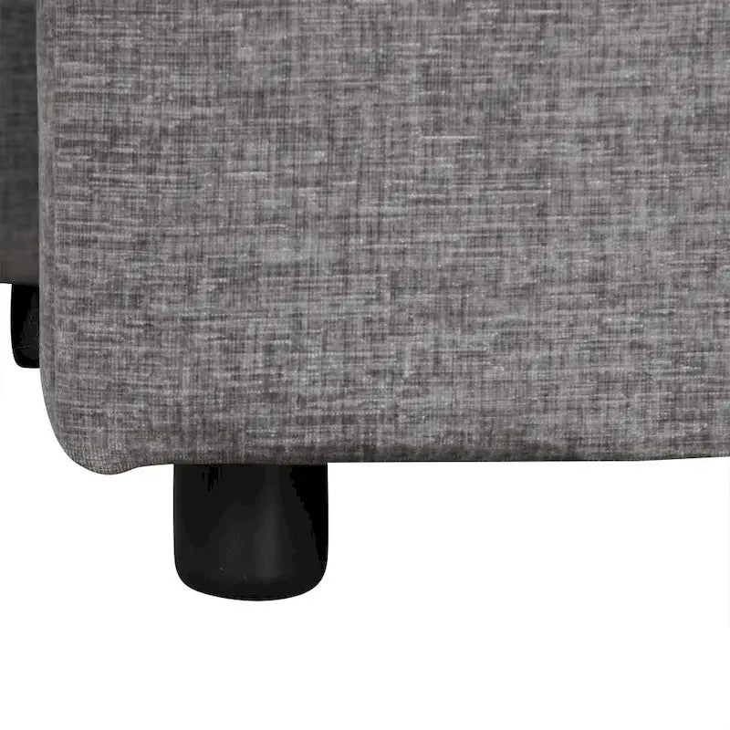 Sofá Cama Seccional Tapizado Suave con Espacio de Almacenamiento, Adecuado para Salas de Estar y Apartamentos