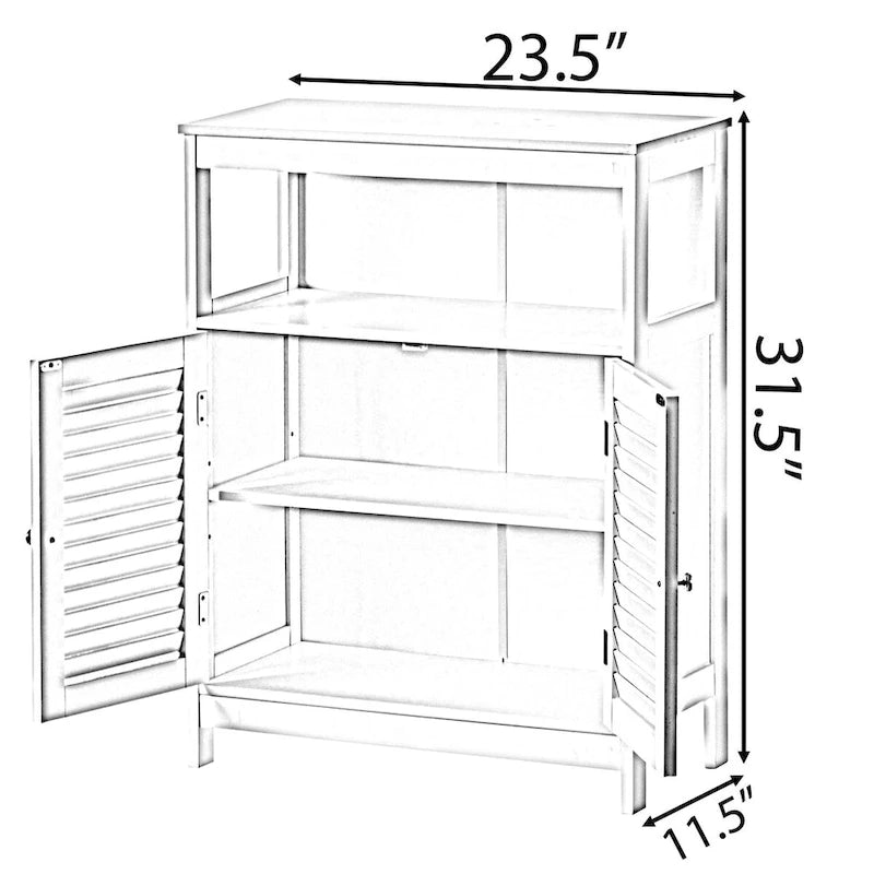 Mueble de lavabo de baño de madera blanca moderno con almacenaje