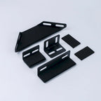 Base de Cama King Size Tapizada en Terciopelo con Cabecero Acolchado Suave